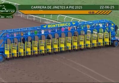 🇵🇪 | Jinetes peruanos corrieron sin caballos en un insólito evento benéfico celebrado hace…