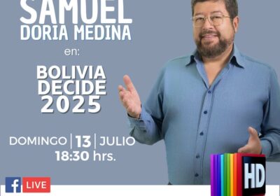 Esta noche compartiré con Luciana y Miriam en Bolivision desde las 18:30