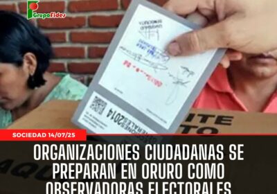 #GrupoFides | #ANF En el departamento de Oruro avanza la conformación de organizaciones ciudadanas…
