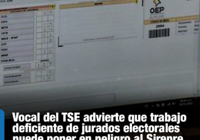#GrupoFides | #ANF #Política Tahuichi consideró que la etapa de capacitación a los jurados…