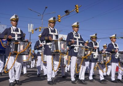 En la ciudad de El Alto se realizan desfiles escolares en conmemoración a los…