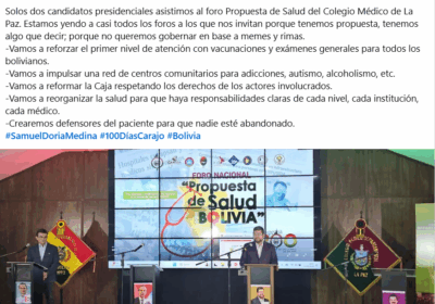 #GrupoFides | #ANF Los candidatos presidenciales Samuel Doria Medina, por la alianza Unidad, y…
