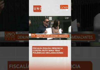 Fiscalía evalúa denuncia contra Ruth Nina tras polémicas declaraciones
