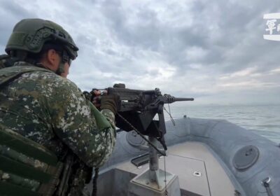 🇹🇼 | Frente a la costa de Nangan, fuerzas taiwanesas realizan un ejercicio antidesembarco…