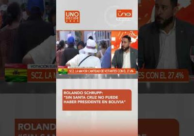 SIN SANTA CRUZ NO HAY PRESIDENTE, AFIRMA ANALISTA