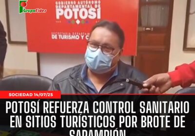 #GrupoFides | #ANF Ante el brote de sarampión, autoridades de Potosí anunciaron el refuerzo…