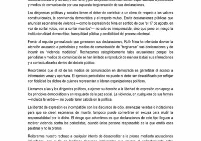 #GrupoFides | #ANF La Asociación Nacional de Periodistas de #Bolivia y la Asociación de…