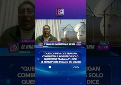 Queremos trabajar que los privados traigan combustible, exige transporte pesado