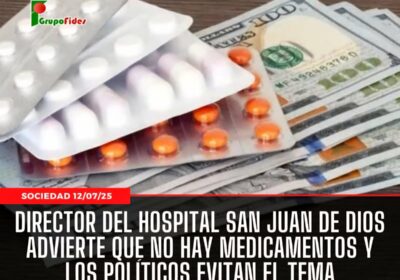 La escasez de medicamentos en hospitales públicos está derivando en una crisis sanitaria de…