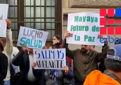 Así fue el ingreso a plaza Murillo del desfile encabezado por el presidente Luis…