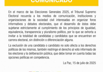 #GrupoFides | #ANF El TSE recuerda a los organizadores de foros y debates que…