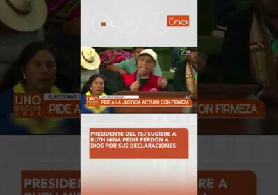 Saucedo sugiere a Ruth Nina pedir perdón a Dios por sus declaraciones