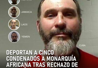 🇺🇸🇨🇺 | deportó a cinco extranjeros a Esuatini, un pequeño país del sur de…