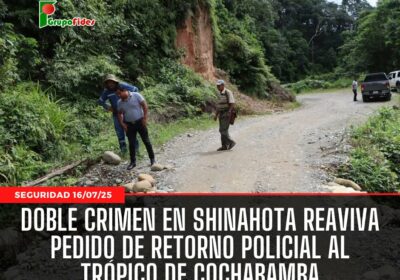 #GrupoFides | #ANF Un doble crimen ocurrido en Shinahota, donde sujetos armados @sesin@ron a…