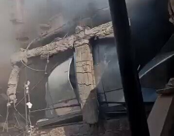 🇮🇱🇸🇾 | Así quedó el edificio del Estado Mayor del Ejército sirio en Damasco…