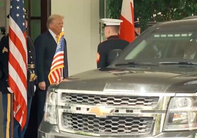 🇺🇸🇧🇭 | El Príncipe Heredero y Primer Ministro de Bahréin, Salman bin Hamad Al Khalifa, fue recibido…