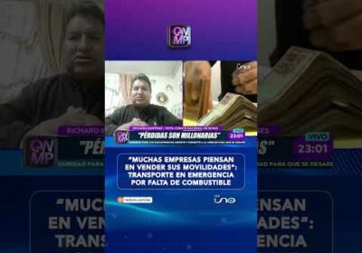 Transporte en emergencia por escasez de combustible en el país