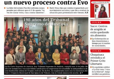 Buenos días, estimados seguidores. Les presentamos la #portada de nuestra edición impresa de hoy,…
