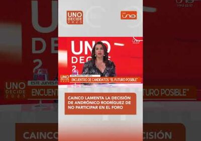 A un día del foro económico, Andrónico Rodríguez se bajó del evento.