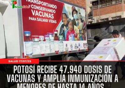 #GrupoFides | #ANF El departamento de Potosí recibió un envío de nuevas dosis de…