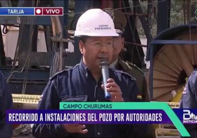 #GrupoFides | #ANF #Tarija Luis Arce, durante el acto de inicio de producción de…