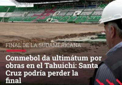 Recibo con mucha preocupación la noticia de que la final de la Copa Sudamericana…