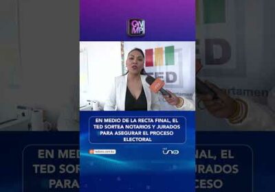 El calendario electoral avanza con normalidad.