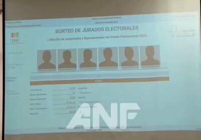 #GrupoFides | #ANF A un mes de las elecciones generales 2025, el Tribunal Electoral…