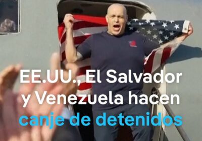 Presos estadounidenses canjeados con Venezuela llegan a El Salvador Venzuela, El Salvador y Estados…