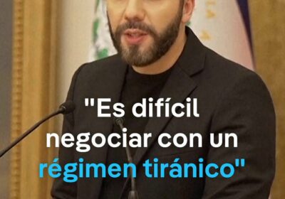 Bukele afirma que fue difícil negociar con un «régimen tiránico» el canje de prisioneros…
