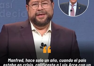El candidato Samuel Doria Medina reflotó la polémica por los supuestos vínculos entre Manfred…