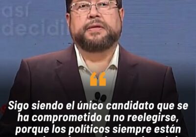 El candidato presidencial Samuel Doria Medina reiteró su propuesta de eliminar la reelección y…