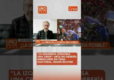 Richter asegura que la izquierda está en crisis