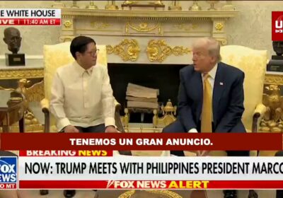 🇺🇸🇵🇭 | ÚLTIMA HORA — Donald Trump recibe al presidente de Filipinas en la…