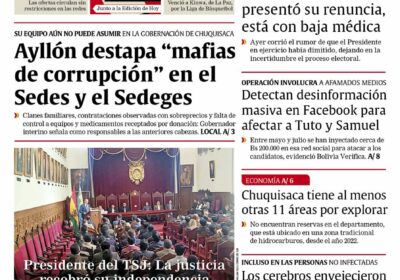 Buenos días, estimados seguidores. Les presentamos la #portada de nuestra edición impresa de hoy,…