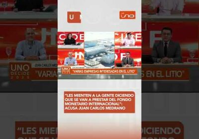 Medrano: “Nos mienten con el FMI, el litio es la solución”
