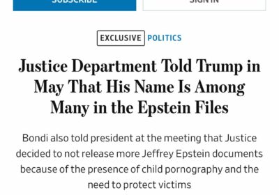 🇺🇸 | LO ÚLTIMO— Donald Trump fue notificado en mayo por el Departamento de…