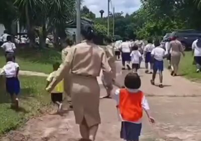 🇹🇭🇰🇭 | LO ÚLTIMO: Evacuación de niños en las escuelas de la provincia tailandesa…