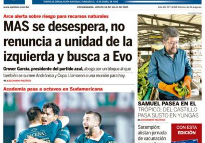 Los dos diarios cochabambinos cubren mi llegada ayer al Chapare. Fui porque el Chapare…