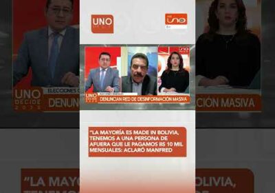 Manfred aclara el monto y origen de sus asesores de campaña