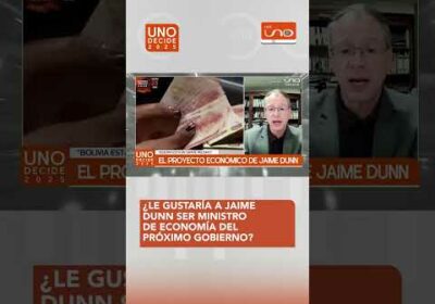 ¿Jaime Dunn quisiera ser ministro de economía?