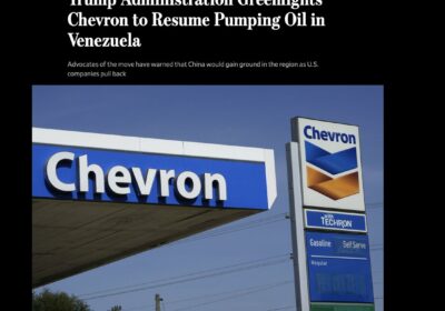 🇺🇸🇻🇪 | ÚLTIMA HORA — La administración Trump autorizó a Chevron a retomar operaciones petroleras…