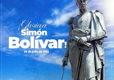 A 242 años del natalicio de nuestro libertador, Simón Bolívar, su legado de unidad,…