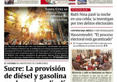 Buenos días, estimados seguidores. Les presentamos la #portada de nuestra edición impresa de hoy,…