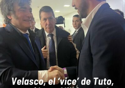 El candidato a la Vicepresidencia por Libre, Juan Pablo Velasco, asistió al denominado Derecha…