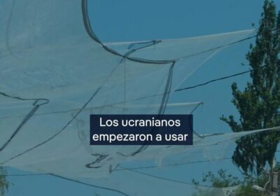 Ucranianos usan redes de pesca viejas para atrapar drones rusos La estrategia ha probado…