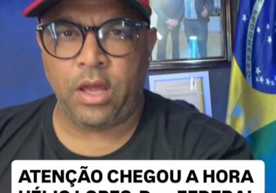 🇧🇷 | ATENCIÓN — El diputado brasileño Helio Lopes, aliado de Bolsonaro, acampa frente…