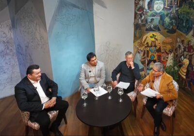 El candidato a la presidencia por la alianza la Fuerza del Pueblo (FP), Jhonny…