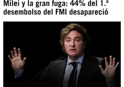 El gobierno neoliberal de Argentina, firmó con el FMI un programa por 20 mil…