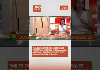 Jóvenes buscan excusarse como jurados electorales